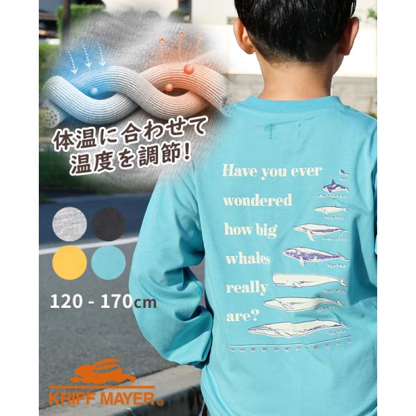 クリフメイヤー キッズ KRIFF MAYER KIDS 子供服 ジュニア 長袖 Tシャツ バックプ...