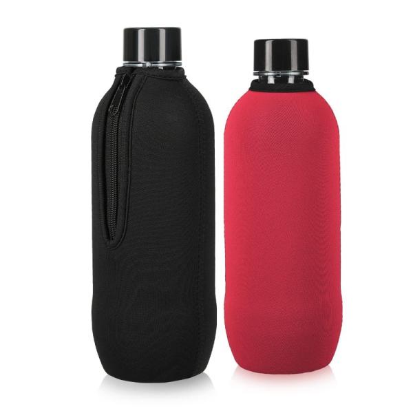 kwmobile 2x Soda Stream 615ml ボトルカバー ネオプレン製 - ソーダス...