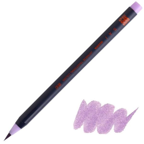 あかしや 水彩毛筆 彩 藤色 5本 CA200-30-5P 筆ペン