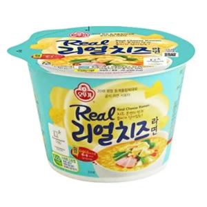 リアル チーズラーメン カップ麺 120g×3個/オットギ OTTOGI 韓国ラーメン 乾麺 インスタントラーメン クリミ ソフト 濃厚チーズラーメン