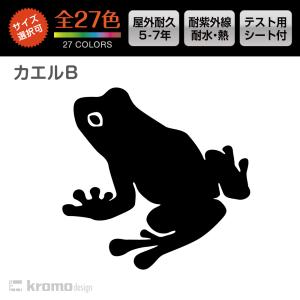 カエル B 爬虫類 両生類 カッティング ステ...の詳細画像1