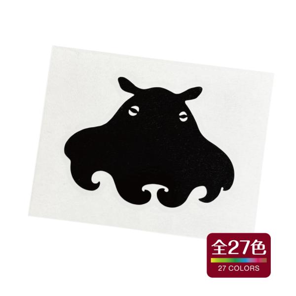 メンダコ カッティング ステッカー 屋外 耐熱 耐水 全27色