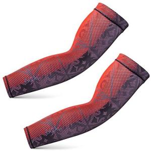 Eadali アームカバー 腕カバー 8色 無地 冷感作用 吸汗速乾 滑り止め UPF50* UV対策 日焼け止めカバー 紫外線対策 スポーツ活動用 男女兼用