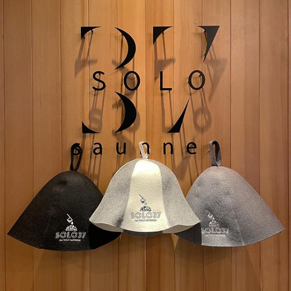 【公式SOLO37】 オリジナル サウナハット サウナ帽 サウナキャップ サウナグッズ メンズ レデ...