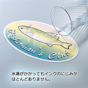プラス ラベルシール 超耐水光沢フィルムラベル...の詳細画像2