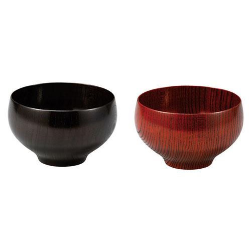 器の木 プレミアム夫婦汁椀 約φ11.5×7cm 貴重な国産欅を使った流れるようなフォルム C711...