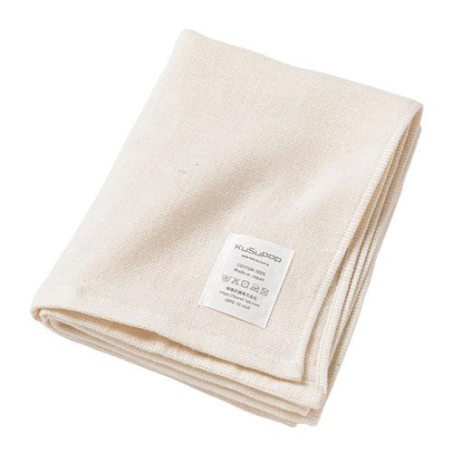 楠橋紋織 KuSu POP ツイルガーゼ 3重ガーゼ フェイスタオル 32cm×80cm キナリ 1...