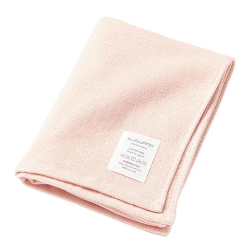 楠橋紋織 KuSu POP ツイルガーゼ 3重ガーゼ フェイスタオル 32cm×80cm ピンク 1...