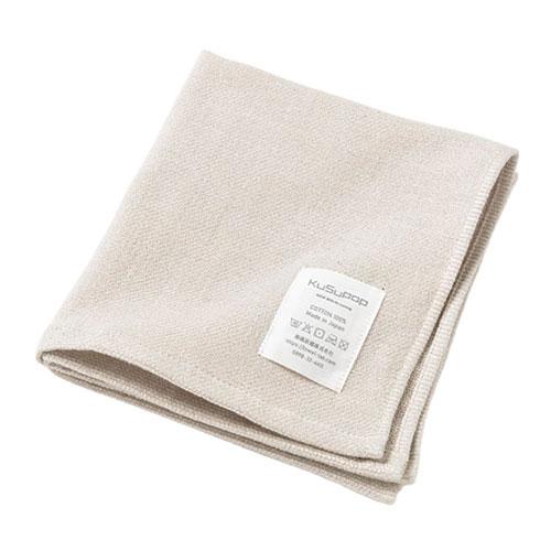 楠橋紋織 KuSu POP ツイルガーゼ 3重ガーゼ ウォッシュタオル 32cm×34cm グレー ...