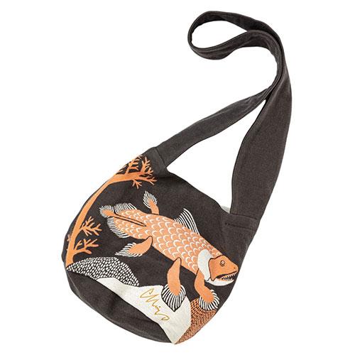 楠橋紋織 morita MiW ショルダーバッグ 海林を愉しむシーラカンス 詩画作家・森田MiWコラ...