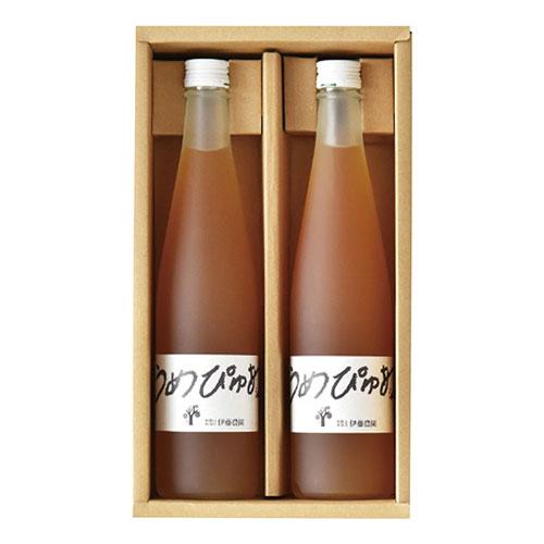 伊藤農園 うめぴゅあシロップ 500ml×2本セット 南高梅を自然熟成させて粗精糖をかけたシロップ ...