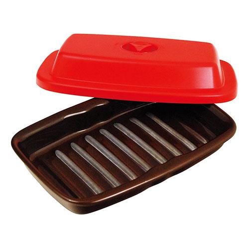 ケデップ マイクロウェーブヒートプレート レッド K60505520