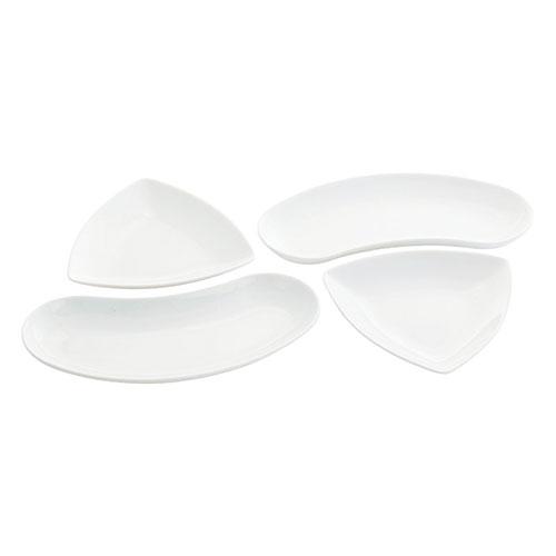 ケデップ プレートセット 〔クレセントプレート(11.5×28×2.5cm)・デルタプレート(18×...