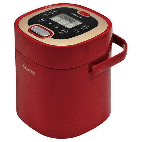 ベアーマックス マルチ・ライスクッカー(2.5合炊) レッド 19.2×20.6×21.2cm C6...