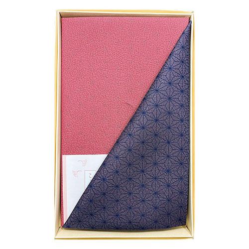 尺三巾一越織両面染 小ふろしき 紫/ローズ 〔約500×480mm〕 お弁当箱包みやティッシュカバー...