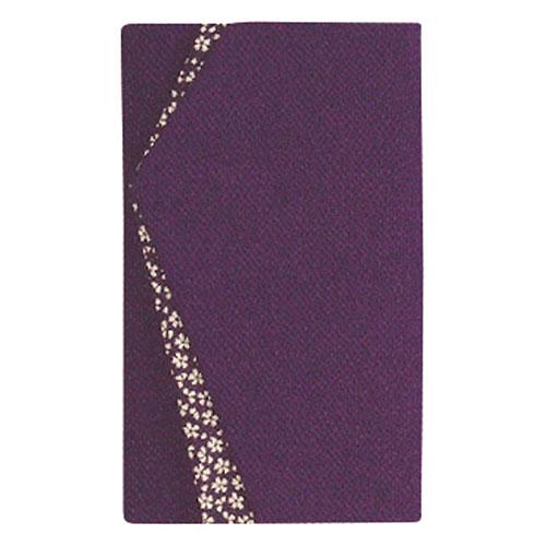 エステル エステル小花ちりめん金封ふくさ 紫 〔約200×120mm〕 22618207