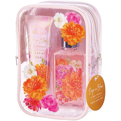 デイズインブルーム ポーチインハンドケアセット ミニハンドソープ(中国)・ハンド&amp;ネイルクリーム×各...