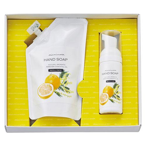 ミアミモザ ハンドソープ&amp;詰替え 〔ハンドソープ(約50ml)・ハンドソープ詰め替え(約150ml)...