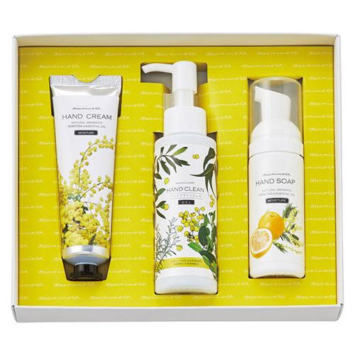 ミアミモザ ハンドクリーム&amp;ハンドクリーンジェル&amp;ハンドソープ 〔ハンドクリーム・ハンドクリーンジェ...
