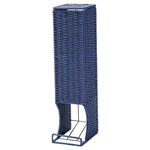 トイレットペーパー入れ ネイビー 13.5×18.5×56cm CH-526NV C7079057