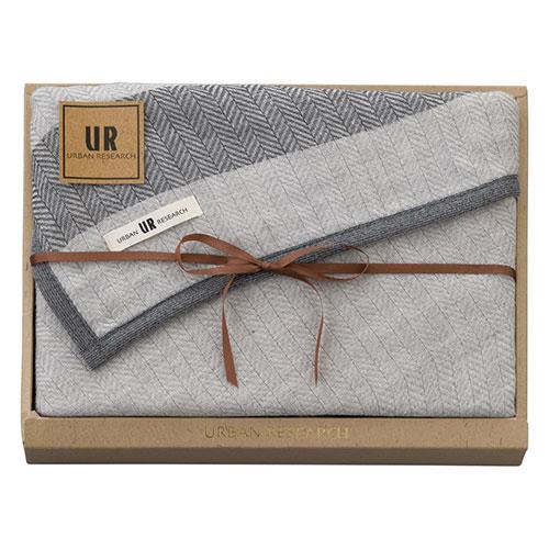 アーバンリサーチ 国産五重織ガーゼひざ掛け 〔約700×1000mm〕 22617101