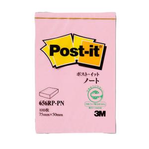 3M Post-it ポストイット 再生紙 ノート ピンク 3M-656RP-PN｜krypton