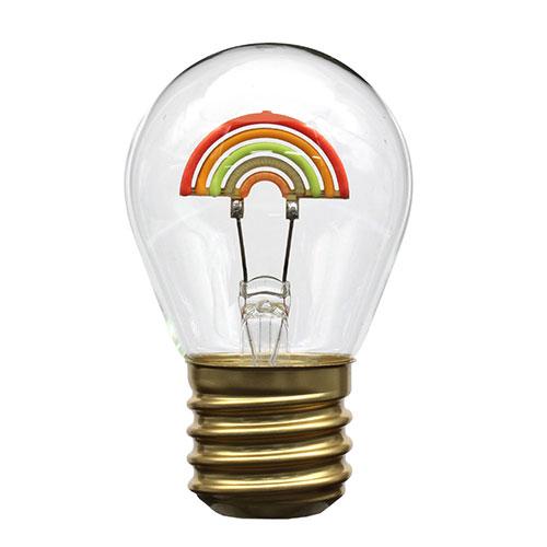 日本トラストテクノロジー Funny Neon Bulb 電球型イルミネーション ネオンライト にじ...