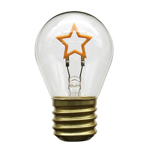 日本トラストテクノロジー Funny Neon Bulb 電球型イルミネーション ネオンライト ほし...