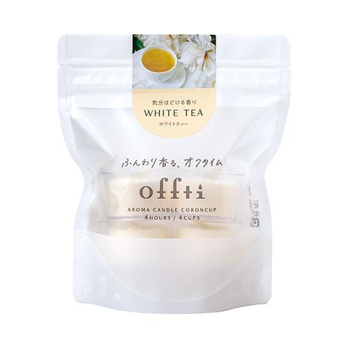 ペガサスキャンドル offti オフティ アロマキャンドル コロンカップ ホワイトティー 心地よい眠...