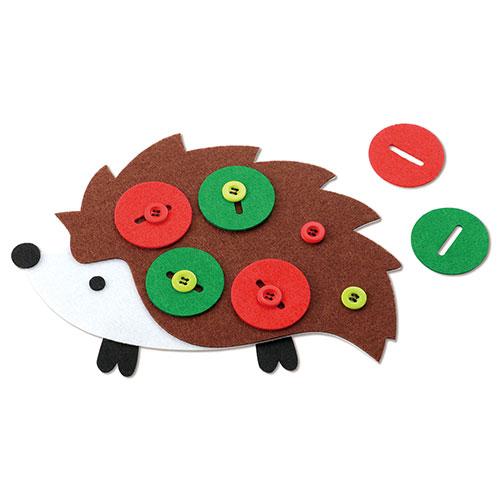 ARTEC ボタンあそび はりねずみ 留めて・はずして・楽しく知育ボタンあそびのはりねずみ ATC2...