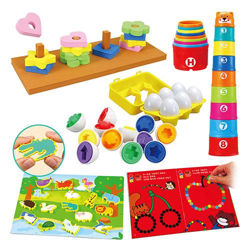 ARTEC モンテッソーリの感覚教育領域対応のおもちゃ5点セット 感覚教育5点セット ATC2166...