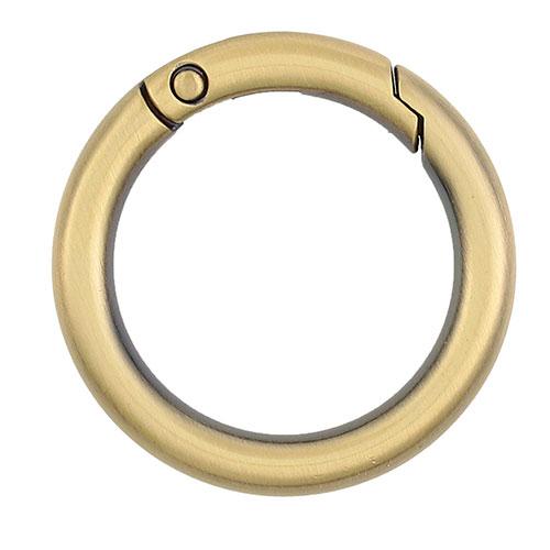 蝶屋物産 No.136 キャストカラビナ 35mm 鍵や小物の携帯に便利 丸型のカラビナ ニッケル ...