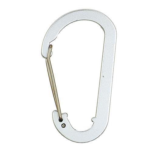 蝶屋物産 SD-39 アルミカラビナ ワンタッチ装着 軽量で丈夫な便利カラビナ シルバー ATC46...