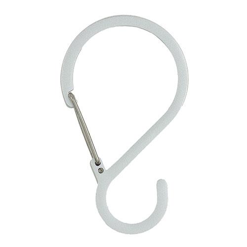 蝶屋物産 Sフックカラビナ 大 S字型で掛けやすい 多用途に使える軽量カラビナフック シルバー AT...