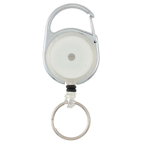 蝶屋物産 No.3071 リールキー 鍵もIDカードもスマート携帯 伸縮自在のリールキー クリア A...