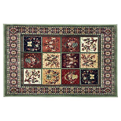 ベルギー製多色織シルクタッチマット 60×90cm(パイル長約4mm) K60807839