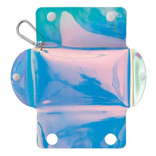 シャイニング オーロラポーチ 流行中のオーロラ風に反射する生地を使ったマルチに使える小物ポーチ SP...