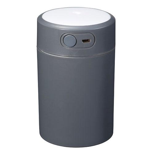 2パターンライト加湿器 マットな質感がおしゃれな筒型 気分に合わせて選べるライト USBケーブル付属...