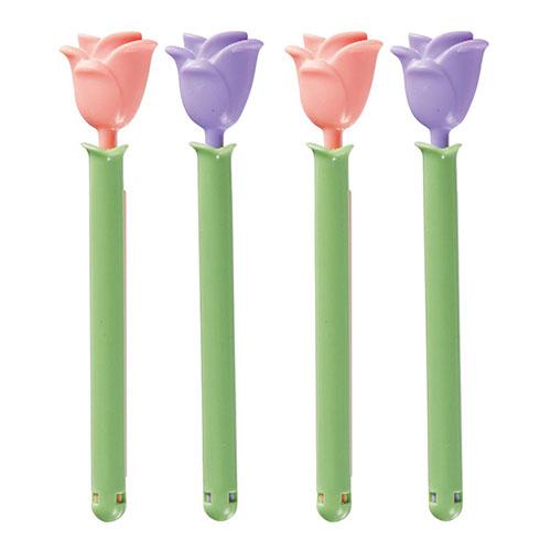 花束みたいなキッチンクリップ4個組 しっかり袋を留めて食品の保存に活躍 SP-36376