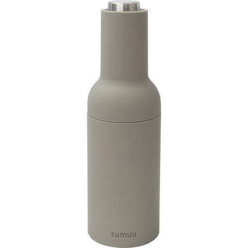 マクロス sumuu ボトル型ソルト&amp;ペッパーミル ミルオ スモークベージュ MCK-138SB