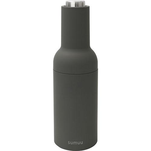 マクロス sumuu ボトル型ソルト&amp;ペッパーミル ミルオ スモークグレー MCK-139SG
