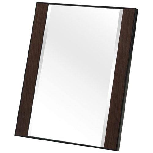 永井興産 サイドフレーム卓上ミラー WILSON ダークブラウン NK-269DBR