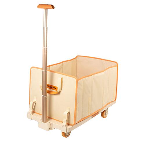 マリン商事 ユニキャリー シーンに合わせて色んな形に変形する4WAYキャリーワゴン ベージュ Se-...