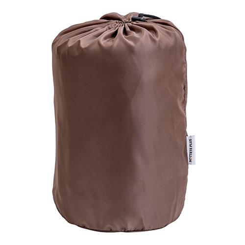 ガマカ工業 MOTTETE PLUS もってて良かった 寝袋になる毛布 普段使いできる防災用品 ブラ...