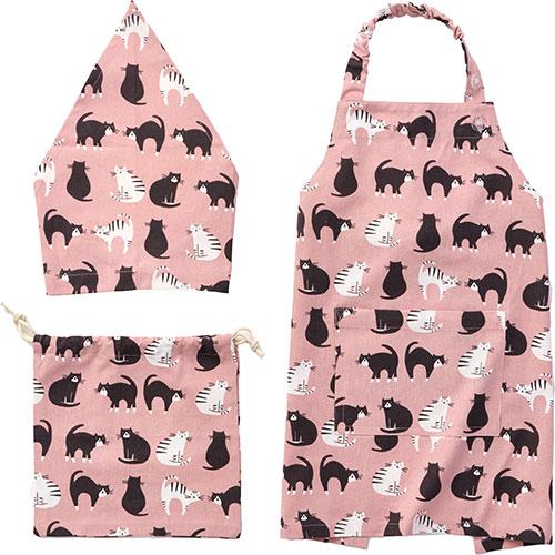 レップ オレオ2 キッズエプロン3Pセット ピンク REP-466858