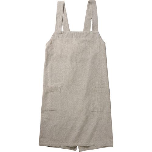 レップ フロスティ バッククロスエプロン ベージュ REP-500408