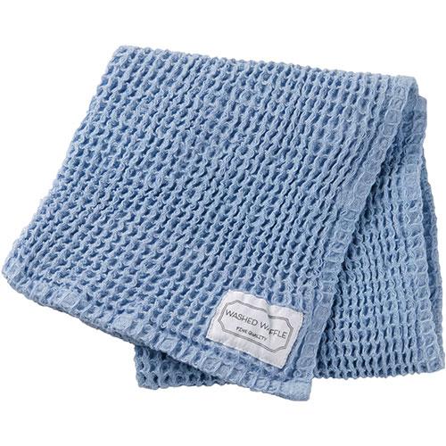 レップ ワッフルクロス ヘンリー キッチンクロス ブルー REP-501412