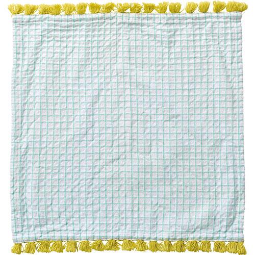 レップ ワッフルクロス グリッド キッチンクロス ライトグリーン REP-549421