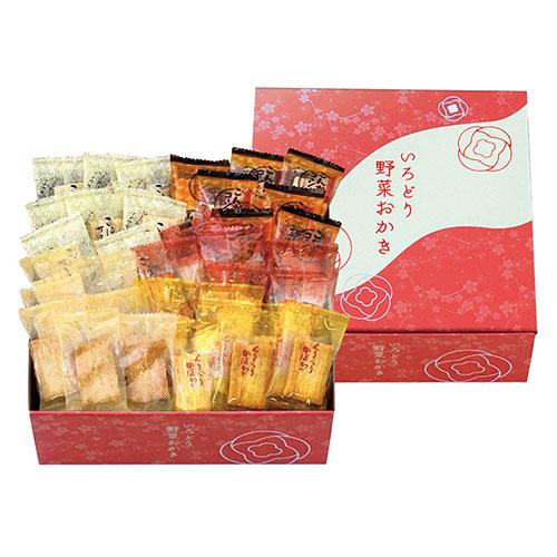 いろどり野菜おかき 〔おかきミックス(140g)〕 国産もち米使用 お野菜が入ったおかき 便利な個包...