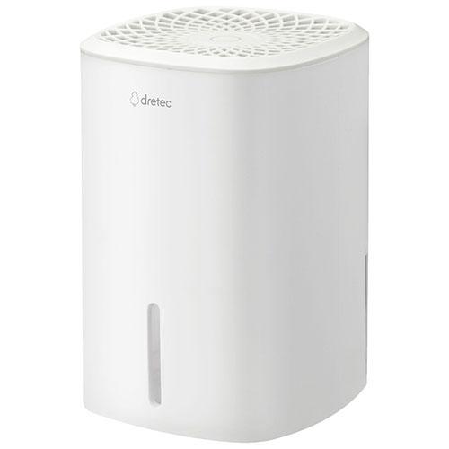 DRETEC ドリテック コンパクト除湿機「ロワン」 14.5×14.5×21.5cm(タンク満水容...